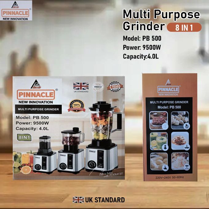 Pinnacle 8 in 1 Multi Purpose Grinder 4.0L-9500W